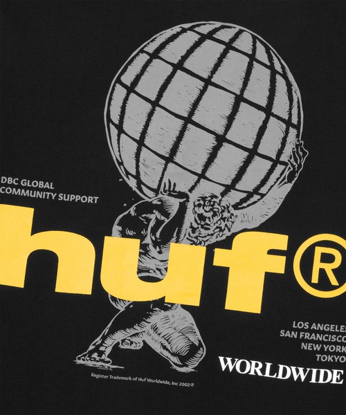 HUF(ハフ)の「COMMUNITY SUPPORT CREW(スウェット・メンズ・ブラック/アッシュ・S/M/L/XL/XXL)」の13枚目の写真