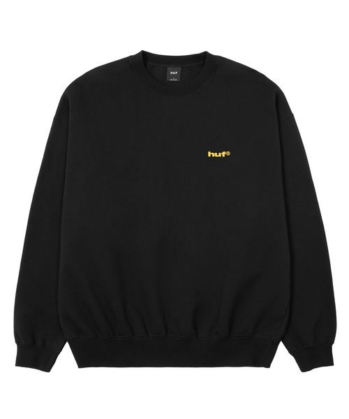 HUF(ハフ)の「COMMUNITY SUPPORT CREW(スウェット・メンズ・ブラック/アッシュ・S/M/L/XL/XXL)」の5枚目の写真