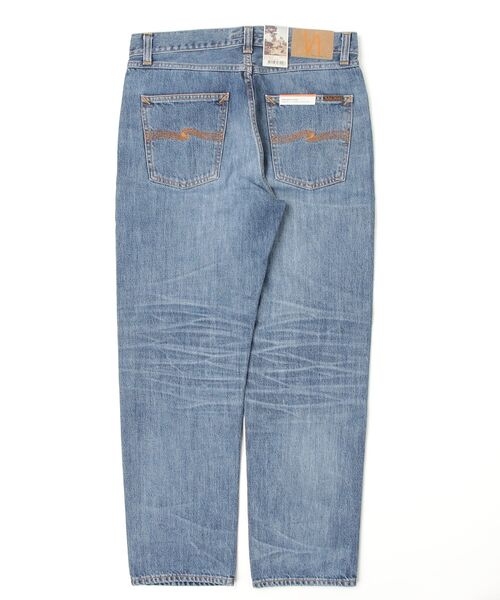 Nudie Jeans(ヌーディージーンズ)の「Nudie Jeans/ヌーディージーンズ Rad Rufus / ハイウエストレギュラーフィットジーンズ / Raw Tracks(デニムパンツ・メンズ・ライトインディゴブルー・29/34/33/32/31/30)」の11枚目の写真