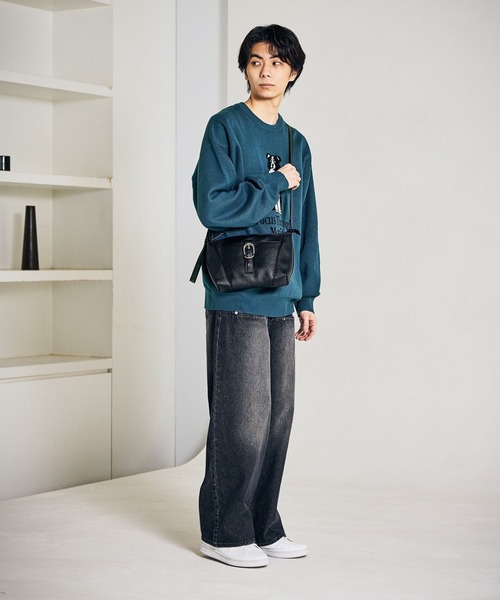 LAKOLE（ラコレ）の「バックルベルトミニショルダーバッグ / 622485（ショルダーバッグ・メンズ・ブラック/ブラウン・FREE）」の3枚目の写真