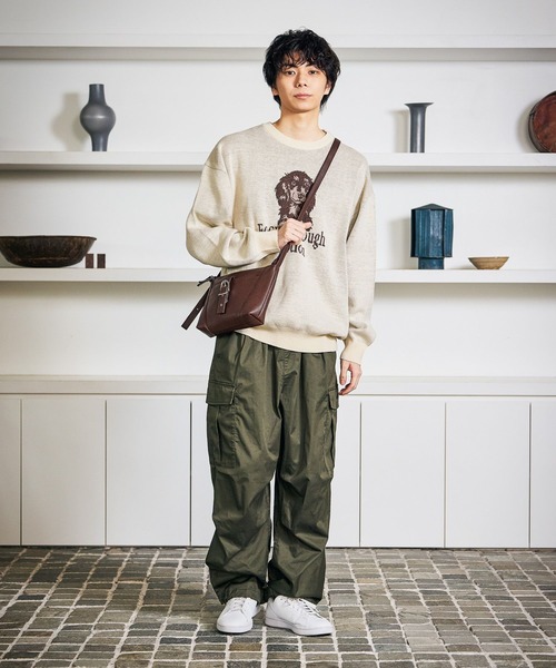 LAKOLE（ラコレ）の「バックルベルトミニショルダーバッグ / 622485（ショルダーバッグ・メンズ・ブラック/ブラウン・FREE）」の4枚目の写真