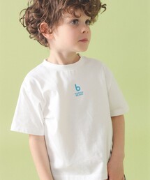 こども ビームス | b ロゴ プリント 半袖 Tシャツ 2026SS(90~140cm)カジュアル 定番 通園 通学(Tシャツ/カットソー)