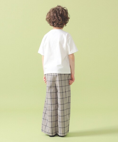 こども ビームス(コドモビームス)の「b ロゴ プリント 半袖 Tシャツ 2026SS(90~140cm)(Tシャツ/カットソー・キッズ・オフホワイト/レッド/ネイビー・130/110/120/140/100/90)」の6枚目の写真