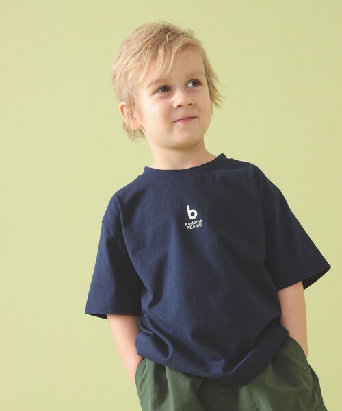 こども ビームス(コドモビームス)の「b ロゴ プリント 半袖 Tシャツ 2026SS(90~140cm)(Tシャツ/カットソー・キッズ・オフホワイト/レッド/ネイビー・130/110/120/140/100/90)」の7枚目の写真