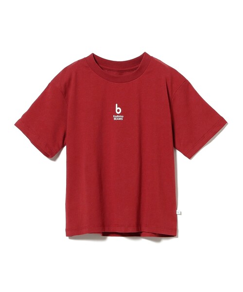 こども ビームス(コドモビームス)の「b ロゴ プリント 半袖 Tシャツ 2026SS(90~140cm)(Tシャツ/カットソー・キッズ・オフホワイト/レッド/ネイビー・130/110/120/140/100/90)」の13枚目の写真