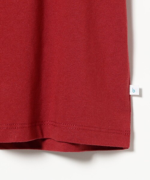 こども ビームス(コドモビームス)の「b ロゴ プリント 半袖 Tシャツ 2026SS(90~140cm)(Tシャツ/カットソー・キッズ・オフホワイト/レッド/ネイビー・130/110/120/140/100/90)」の15枚目の写真