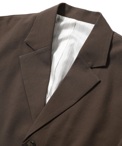 X-girl（エックスガール）の「FACE LABEL TAILORED JACKET（テーラードジャケット・レディース・ブラウン/ブラック・S/M）」の20枚目の写真