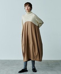 kha:ki | 「KHA:KI / カーキ」OVAL SWITCH KNIT DRESS(ワンピース)