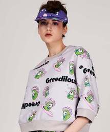 GREEDILOUS（グリディアス）の「マルミジャルショーツスリーブネオプレントップ（スウェット）」