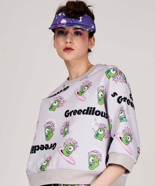 GREEDILOUS(グリディアス)の「マルミジャルショーツスリーブネオプレントップ(スウェット・レディース・その他・SMALL/MEDIUM/LARGE/X-SMALL)」の1枚目の写真
