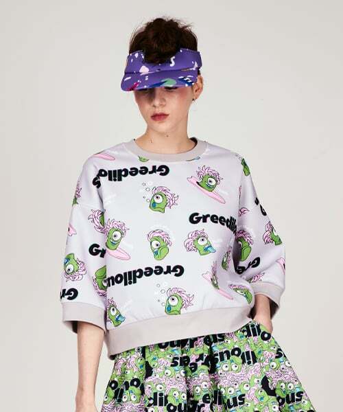 GREEDILOUS(グリディアス)の「マルミジャルショーツスリーブネオプレントップ(スウェット・レディース・その他・SMALL/MEDIUM/LARGE/X-SMALL)」の3枚目の写真