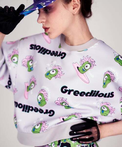 GREEDILOUS(グリディアス)の「マルミジャルショーツスリーブネオプレントップ(スウェット・レディース・その他・SMALL/MEDIUM/LARGE/X-SMALL)」の4枚目の写真