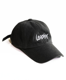 LEADEN（リーデン）の「Vintage Washed Calligraphy Ball Cap [Charcoal]（キャップ・メンズ）」
