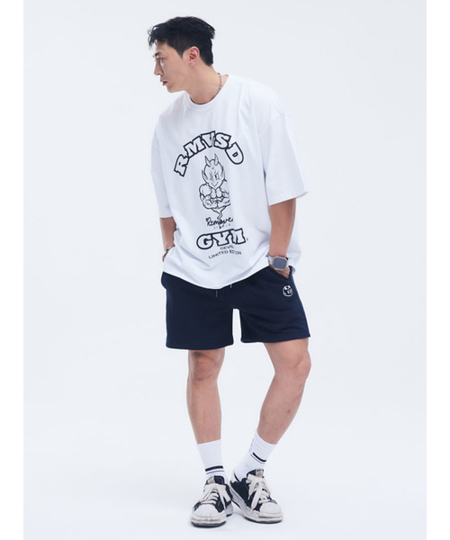 REMOVERSTUDIO（リムーバースタジオ）の「デビルシグネチャーパンツ[ネイビー]（その他パンツ・メンズ・その他・LARGE/X-LARGE/XX-LARGE/XXX-LARGE）」の3枚目の写真