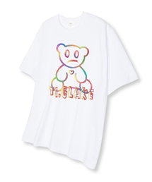 レインボーベア 半袖Tシャツ ホワイト