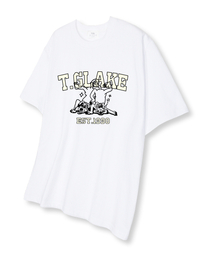 ツードッグ オーバーサイズ 半袖Tシャツ ホワイト
