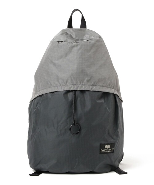 BEAMS BOY(ビームスボーイ)の「BAG'n'NOUN / CAP SACK(バックパック/リュック・レディース・グレー/オリーブ・ONE SIZE)」の1枚目の写真