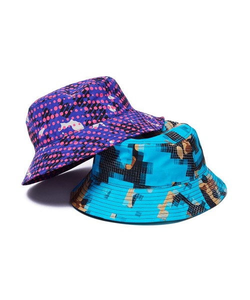 uniform experiment（ユニフォームエクスペリメント）の「CAMOUFLAGE 3LAYER HAT（ハット・メンズ・ブルー/パープル・FREE）」の5枚目の写真