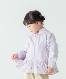 la poche biscuit（ラポシェビスキュイ）の「総柄ウィンドブレーカー(フード収納可)（ナイロンジャケット）」