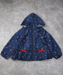 la poche biscuit（ラポシェビスキュイ）の「総柄ウィンドブレーカー(フード収納可)（ナイロンジャケット）」