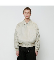 LMOOD（エルムード）の「シャーリングドリズル MA-1ジャケット ベージュ（MA-1）」