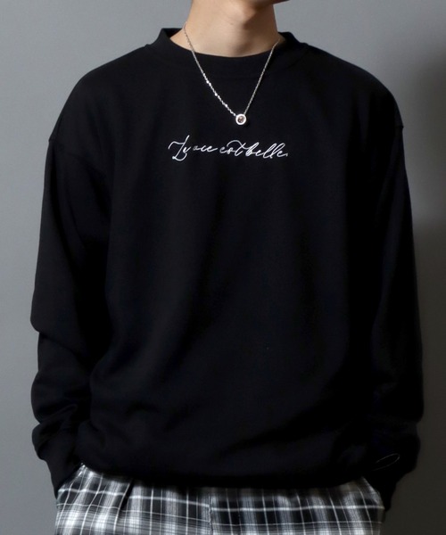 ANPAS(アンパス)の「Drawstring Hem Logo Sweatshirt/裾スピンドルロゴトレーナー ドローコード ドロスト スウェット メンズ レディース ユニセックス(スウェット・メンズ・ホワイト/ライトグレー/ブラック・M/L)」の3枚目の写真