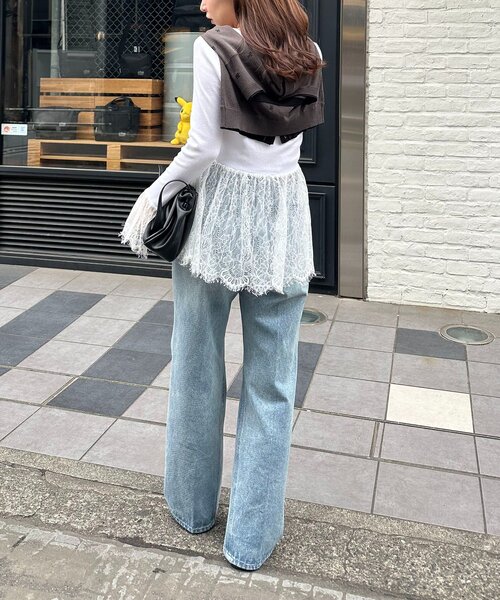 レースロンT（Tシャツ/カットソー）｜CAPRICIEUX LE'MAGE（カプリ