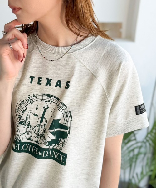 Java(ジャバ)の「《JaVa ジャバコラボ》目を奪う、こなれ感。古着デザイン風ミュージックプリントTシャツ(半袖)(Tシャツ/カットソー・レディース・ホワイト/ベージュ/オートミール/ブラック・LARGE/MEDIUM/SMALL/X-LARGE)」の4枚目の写真