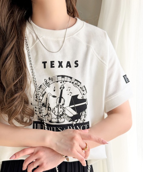 Java(ジャバ)の「《JaVa ジャバコラボ》目を奪う、こなれ感。古着デザイン風ミュージックプリントTシャツ(半袖)(Tシャツ/カットソー・レディース・ホワイト/ベージュ/オートミール/ブラック・LARGE/MEDIUM/SMALL/X-LARGE)」の22枚目の写真