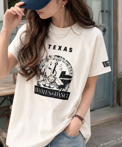 Java(ジャバ)の「《JaVa ジャバコラボ》目を奪う、こなれ感。古着デザイン風ミュージックプリントTシャツ(半袖)(Tシャツ/カットソー・レディース・ホワイト/ベージュ/オートミール/ブラック・LARGE/MEDIUM/SMALL/X-LARGE)」の20枚目の写真