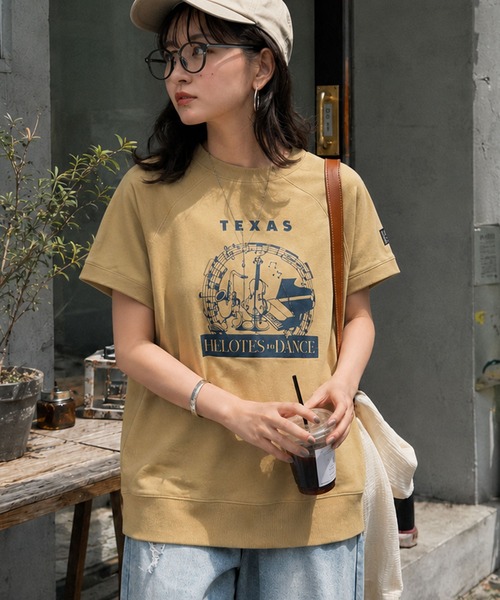Java(ジャバ)の「《JaVa ジャバコラボ》目を奪う、こなれ感。古着デザイン風ミュージックプリントTシャツ(半袖)(Tシャツ/カットソー・レディース・ホワイト/ベージュ/オートミール/ブラック・LARGE/MEDIUM/SMALL/X-LARGE)」の11枚目の写真