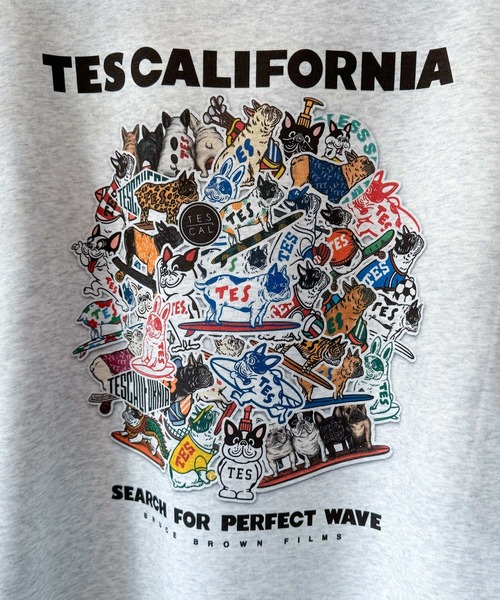 The Endless Summer(エンドレスサマー)の「【WEB / FLAG SHOP限定】TES CALIFORNIA BIG SWEAT CREWNECK /オーバーサイズ・ビッグシルエット・クルーネック(スウェット・メンズ・A/B・X-LARGE/LARGE/MEDIUM)」の8枚目の写真