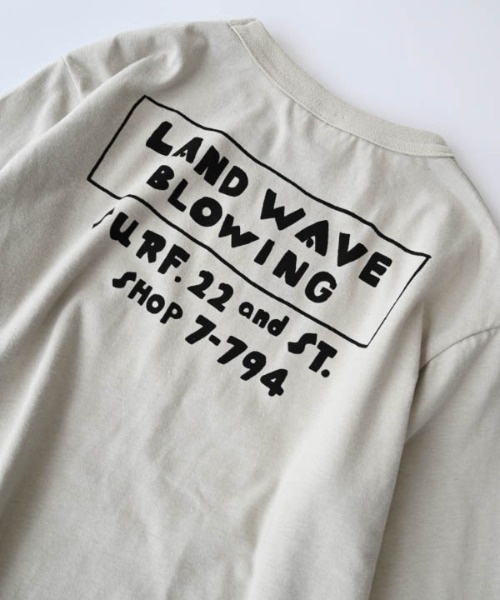 jeans-b 2nd(ジーンズベーセカンド)の「Jeans-b 2nd/ジーンズベーセカンド LONG BEACHロングTシャツ(Tシャツ/カットソー・キッズ・アイボリー/ネイビー・110cm/120cm/130cm/140cm/150cm/160cm)」の9枚目の写真