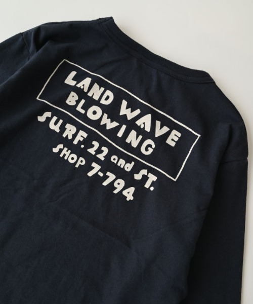 jeans-b 2nd(ジーンズベーセカンド)の「Jeans-b 2nd/ジーンズベーセカンド LONG BEACHロングTシャツ(Tシャツ/カットソー・キッズ・アイボリー/ネイビー・110cm/120cm/130cm/140cm/150cm/160cm)」の12枚目の写真