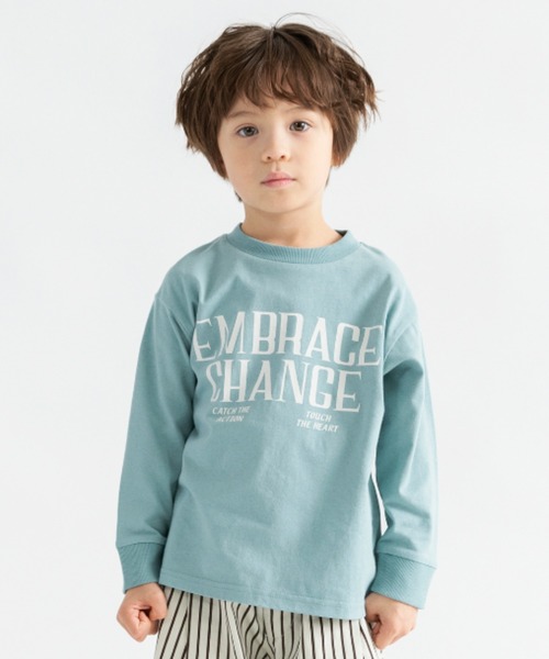 DRC branshes（ディーアールシーブランシェス）の「【WEB限定/DRC】アソートグラフィック長袖Tシャツ（Tシャツ/カットソー・キッズ・その他3/オフホワイト/チャコールグレー/オリーブ/ブルーグレー/アイボリー/その他2/その他1/ラベンダー/ピンク・150/120/100/140/160/130/110）」の5枚目の写真