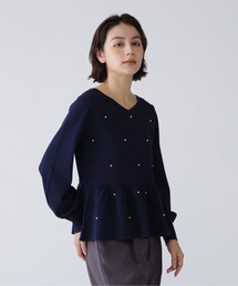 NAVYNAVY | 【好きを着て気分が上がる】ドットジャガードニット(ニット/セーター)