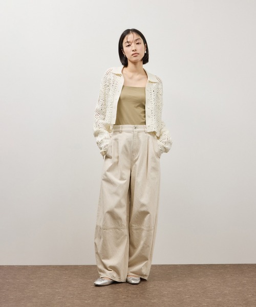 ADAM ET ROPE'(アダムエロペ)の「メタリックバレエシューズ(バレエシューズ・レディース・シルバー/その他1/ブラック・24/23.5/23/24.5)」の20枚目の写真