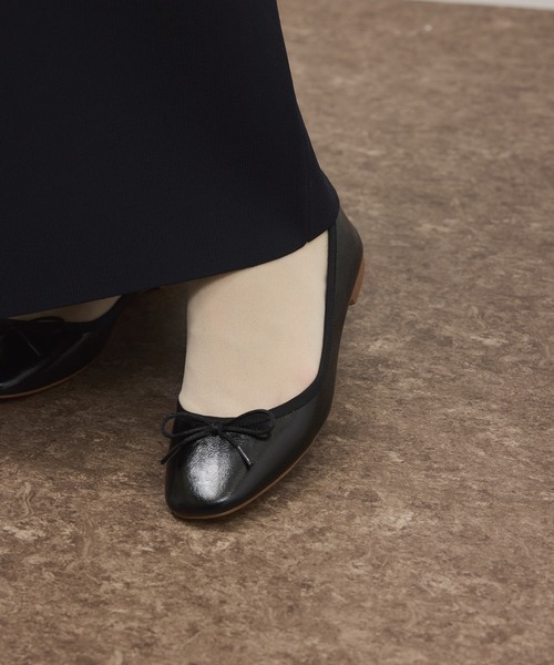 ADAM ET ROPE'(アダムエロペ)の「メタリックバレエシューズ(バレエシューズ・レディース・シルバー/その他1/ブラック・24/23.5/23/24.5)」の5枚目の写真