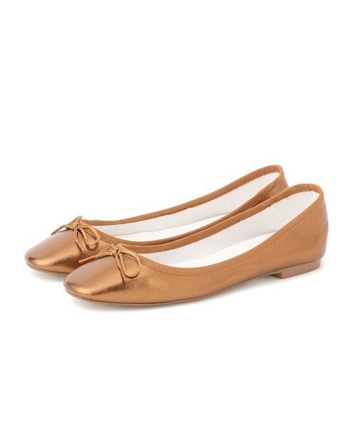 ADAM ET ROPE'(アダムエロペ)の「メタリックバレエシューズ(バレエシューズ・レディース・シルバー/その他1/ブラック・24/23.5/23/24.5)」の7枚目の写真