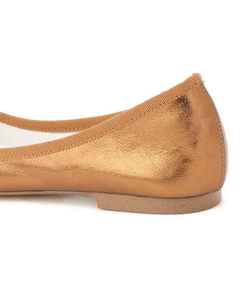 ADAM ET ROPE'(アダムエロペ)の「メタリックバレエシューズ(バレエシューズ・レディース・シルバー/その他1/ブラック・24/23.5/23/24.5)」の11枚目の写真