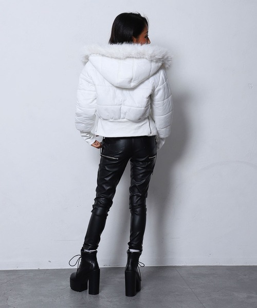 BLACKQUEEN(ブラッククイーン)の「【BLACKQUEEN】レースアップレザーパンツ(その他パンツ・レディース・ブラック・S)」の5枚目の写真