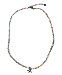 SK8ER ROCK（スケーターロック）の「Starfish Pearl Rondelle Necklace (multi)（ネックレス）」