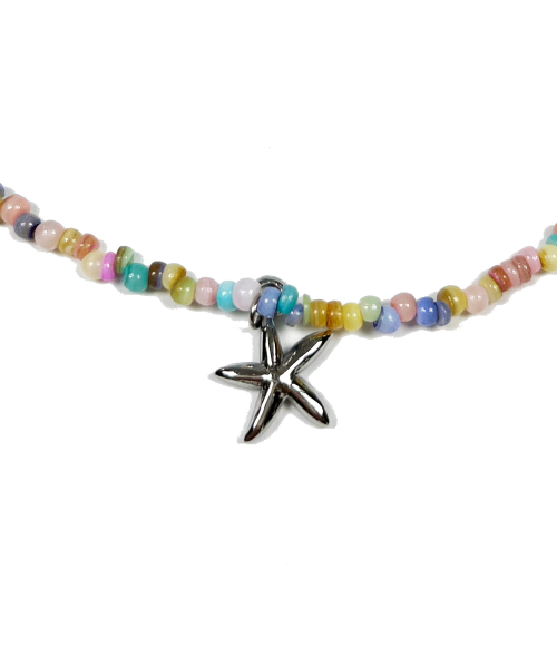 SK8ER ROCK（スケーターロック）の「Starfish Pearl Rondelle Necklace (multi)（ネックレス・レディース・その他・FREE）」の7枚目の写真