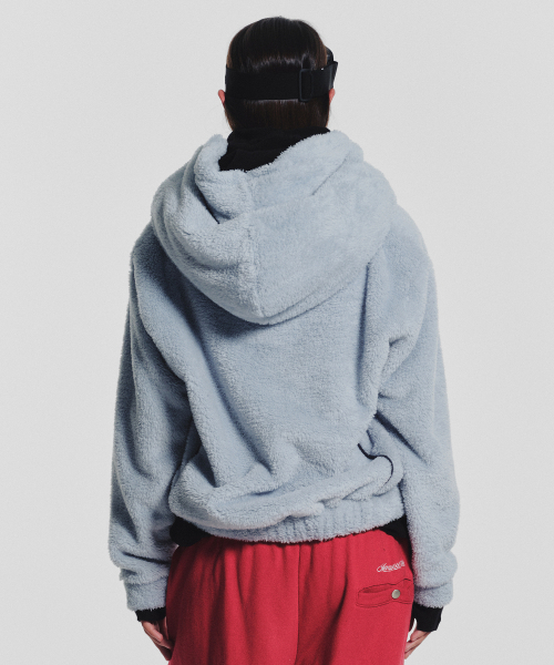 MENASOO(ミナス)の「Pogme Fleece String Hoodie_Mint(パーカー・レディース・ミント・F)」の3枚目の写真