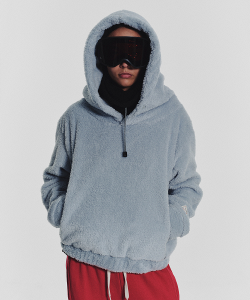 MENASOO(ミナス)の「Pogme Fleece String Hoodie_Mint(パーカー・レディース・ミント・F)」の5枚目の写真