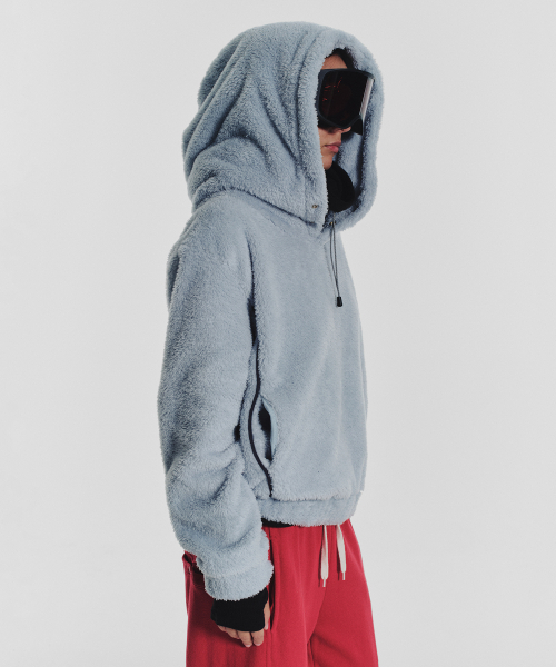 MENASOO(ミナス)の「Pogme Fleece String Hoodie_Mint(パーカー・レディース・ミント・F)」の12枚目の写真