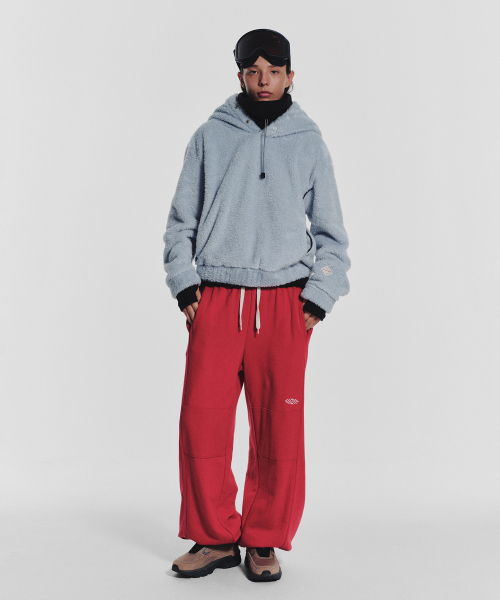 MENASOO(ミナス)の「Pogme Fleece String Hoodie_Mint(パーカー・レディース・ミント・F)」の14枚目の写真