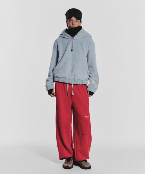 MENASOO(ミナス)の「Pogme Fleece String Hoodie_Mint(パーカー・レディース・ミント・F)」の15枚目の写真