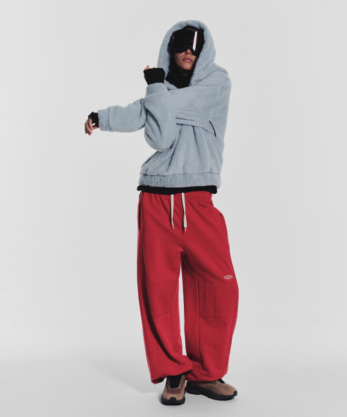 MENASOO(ミナス)の「Pogme Fleece String Hoodie_Mint(パーカー・レディース・ミント・F)」の17枚目の写真