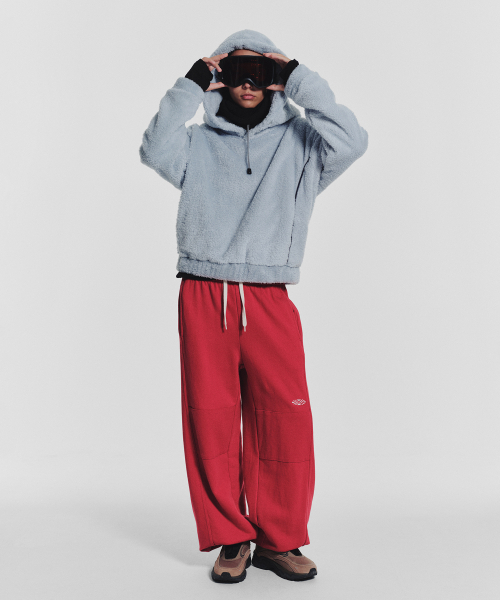 MENASOO(ミナス)の「Pogme Fleece String Hoodie_Mint(パーカー・レディース・ミント・F)」の19枚目の写真